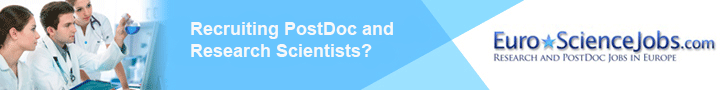 Recruit Research and PostDoc scientists with EuroScienceJobs!